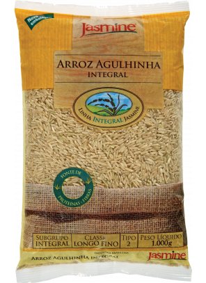 ARROZ INT_agulhinha.png - Arroz Integral AgulhinhaFonte de fibras;Fonte de proteínas;Baixo teor de gorduras ;Ingredientes: Arroz Agulhinha IntegralNão contém glúten.